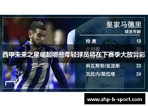 西甲未来之星崛起哪些年轻球员将在下赛季大放异彩